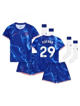 Chelsea Wesley Fofana #29 Replika Hemmakläder Barn 2024-25 Kortärmad (+ byxor)